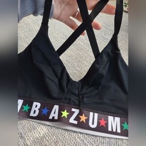 Zumbawear fitness bra, adjustable straps, convertible cross back or straight, M